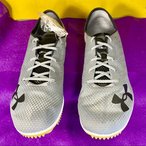 Under Armour Kick Distance 2 Track Shoes Grey Mens